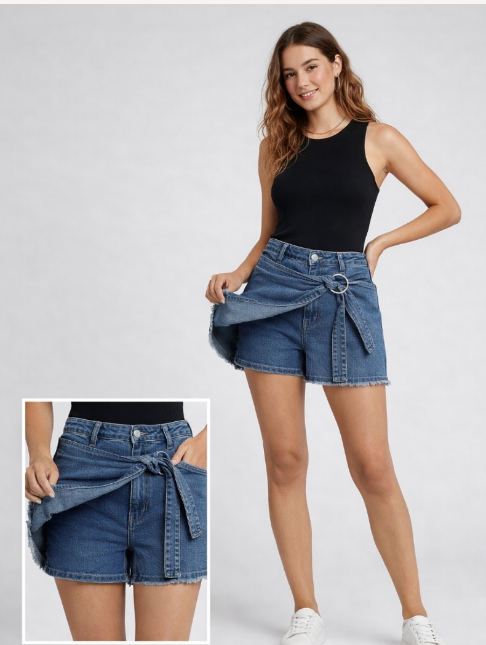 Venus" Denim Skort – Size 4 (Runs Small). Excellent Condition. Wore One Time